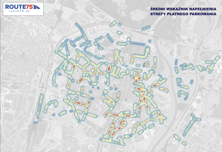 Wizualizacja danych pomiarowych ruchu drogowego